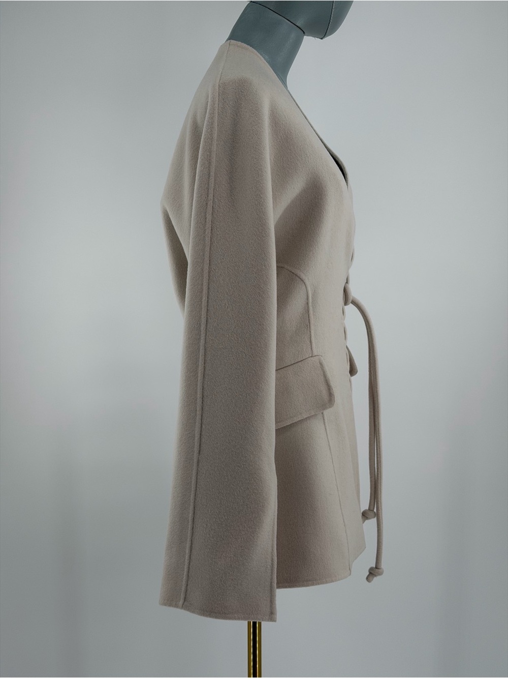 🆕 BY MALENE BIRGER 🧿 NWOT Lalou Wool Blazer, Cream - Sz EU 36 / Small - Picture 9 of 16